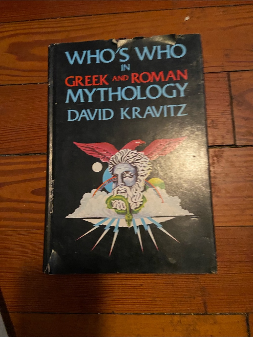 Vintage 70s 1970s Who’s Who in Greek Roman Mythology Myth Zeus lightning snake